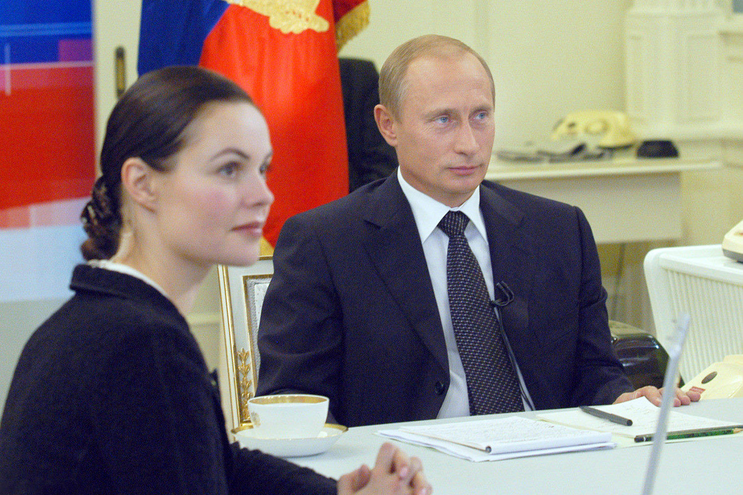Екатерина Андреева и Путин