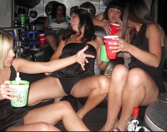 Spycam foursome miniskirt drunk