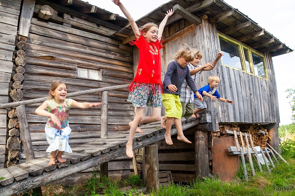 Каникулы в деревне картинки